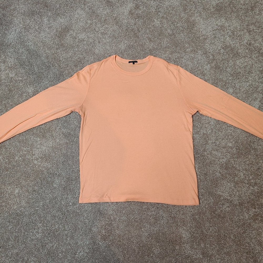 Theory Orange Men's Long Sleeve